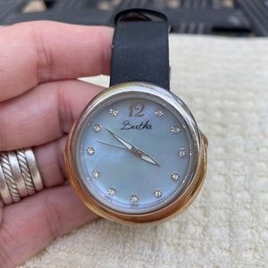 Bertha mother of pearl and diamond watch!  A top rated watch in Europe!